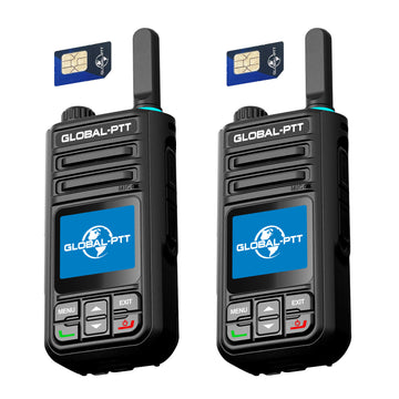 GLOBAL-PTT G9 PoC Radios Unlimited Range - 4G LTE Nationwide PTT Long Range Walkie Talkies