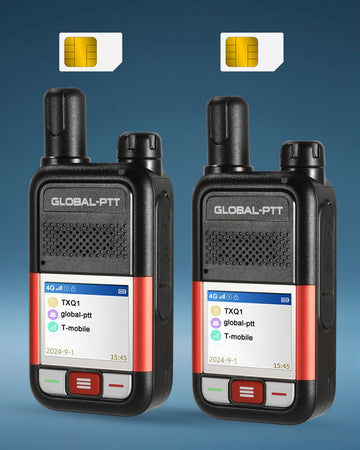 GLOBAL-PTT N8 PoC Radios Unlimited Range - 4G LTE Nationwide PTT Long Range Walkie Talkies