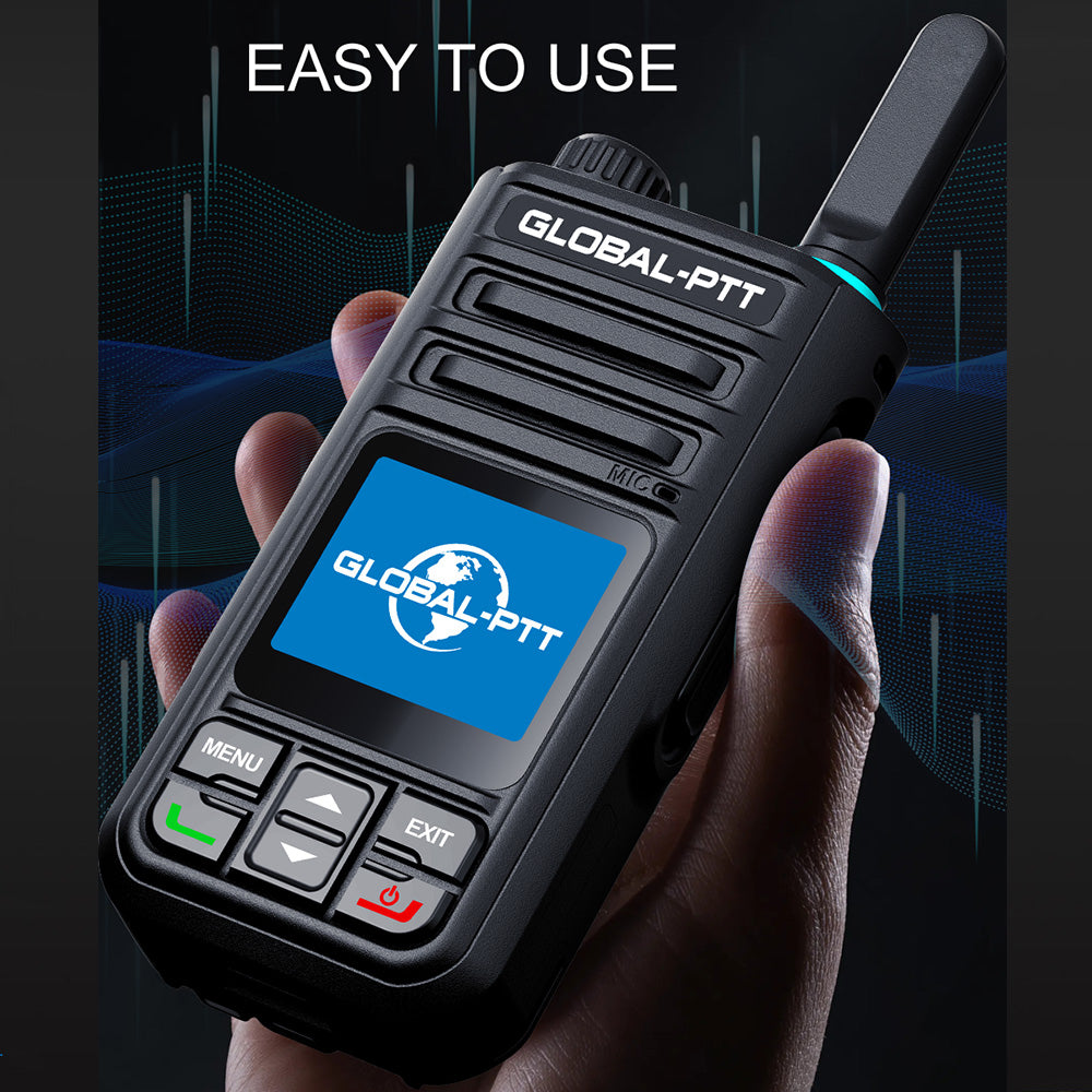 GLOBAL-PTT G9 PoC Radios Unlimited Range - 4G LTE Nationwide PTT Long Range Walkie Talkies